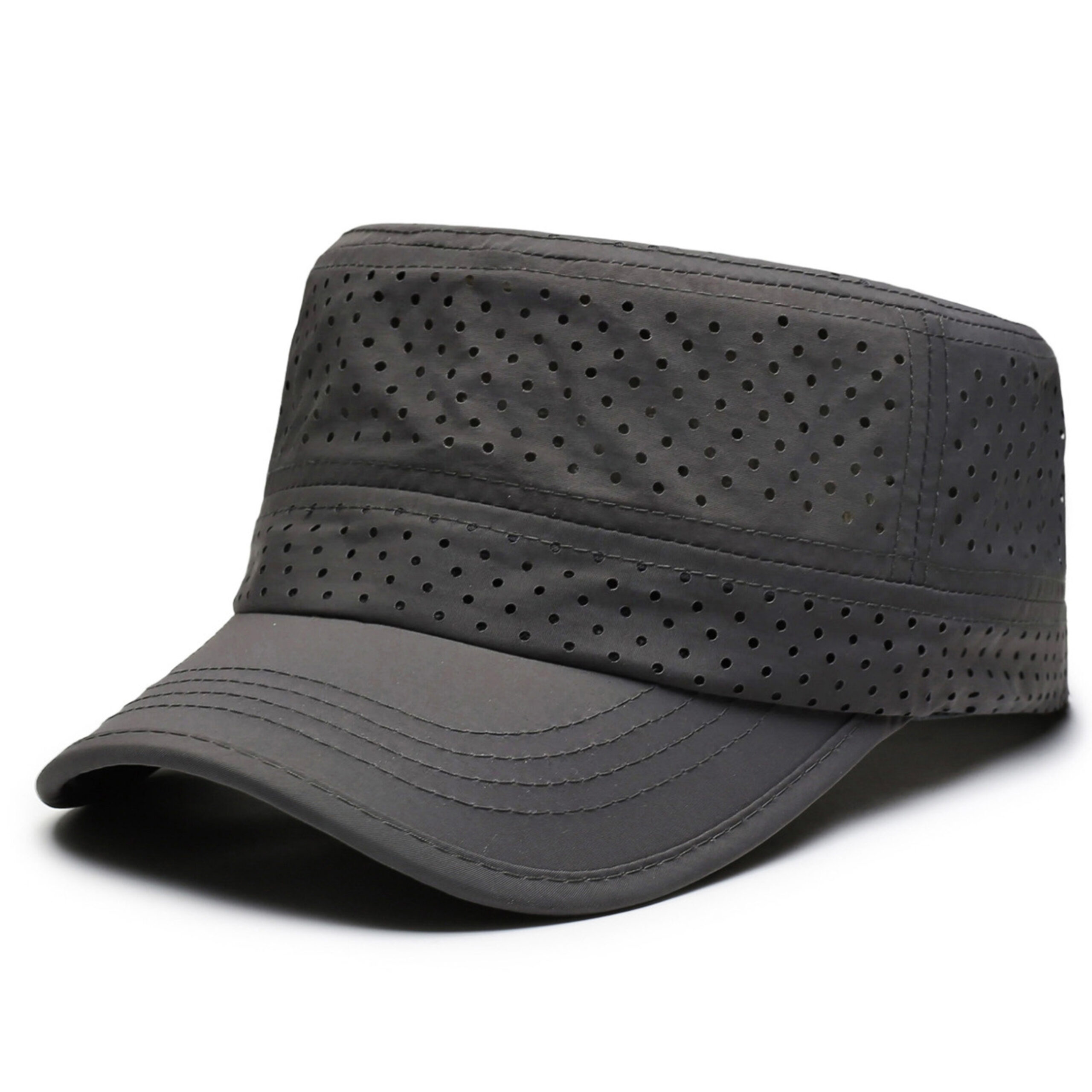 Men's And Women's Solid-color Mesh Breathable Lightweight And Stylish Simple Style Bow-shaped Brimmed Flat-top Hat Suitable For Outdoor Hiking And Daily Outings