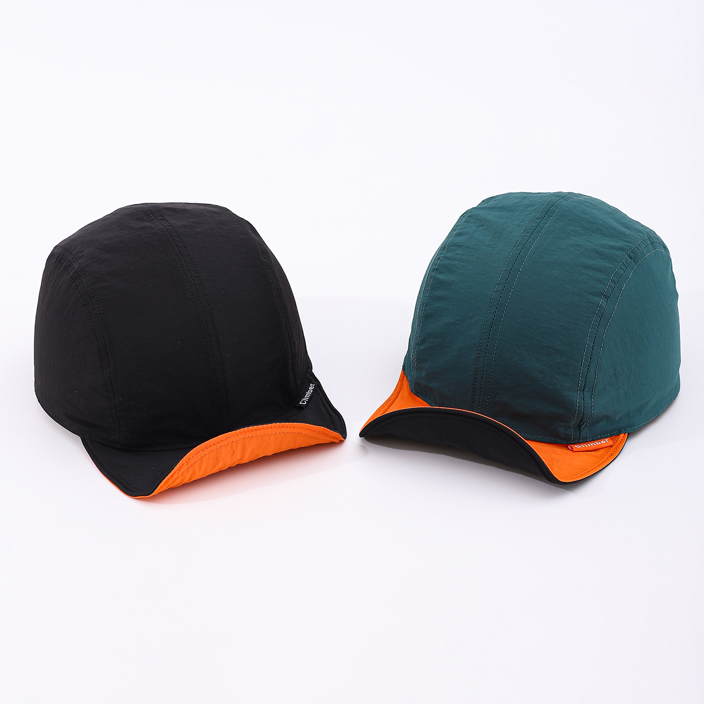 Men's Double-sided Color-matched Waterproof Shapable Short-brim Casual Style Baseball Cap Suitable For Daily Commuting, Outdoor Activities And Fishing.
