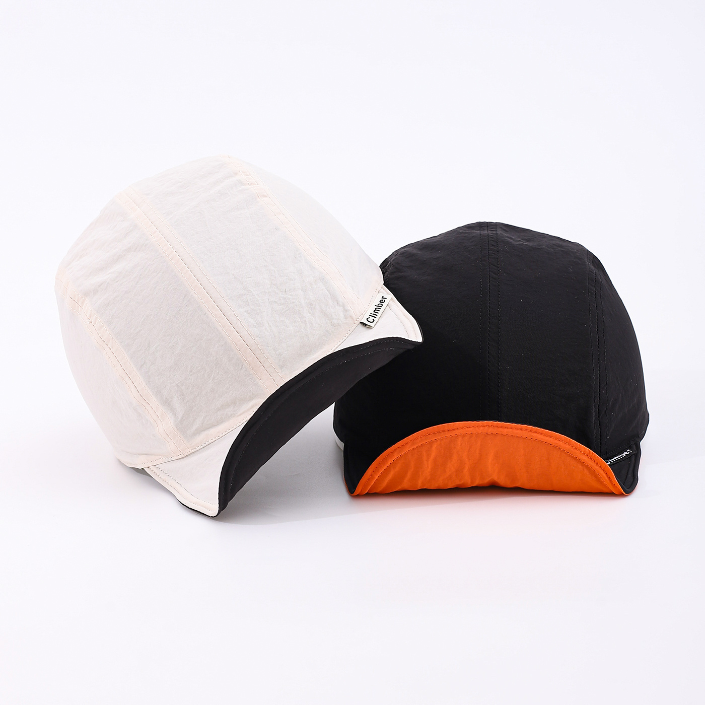 Men's Double-sided Color-matched Waterproof Shapable Short-brim Casual Style Baseball Cap Suitable For Daily Commuting, Outdoor Activities And Fishing.