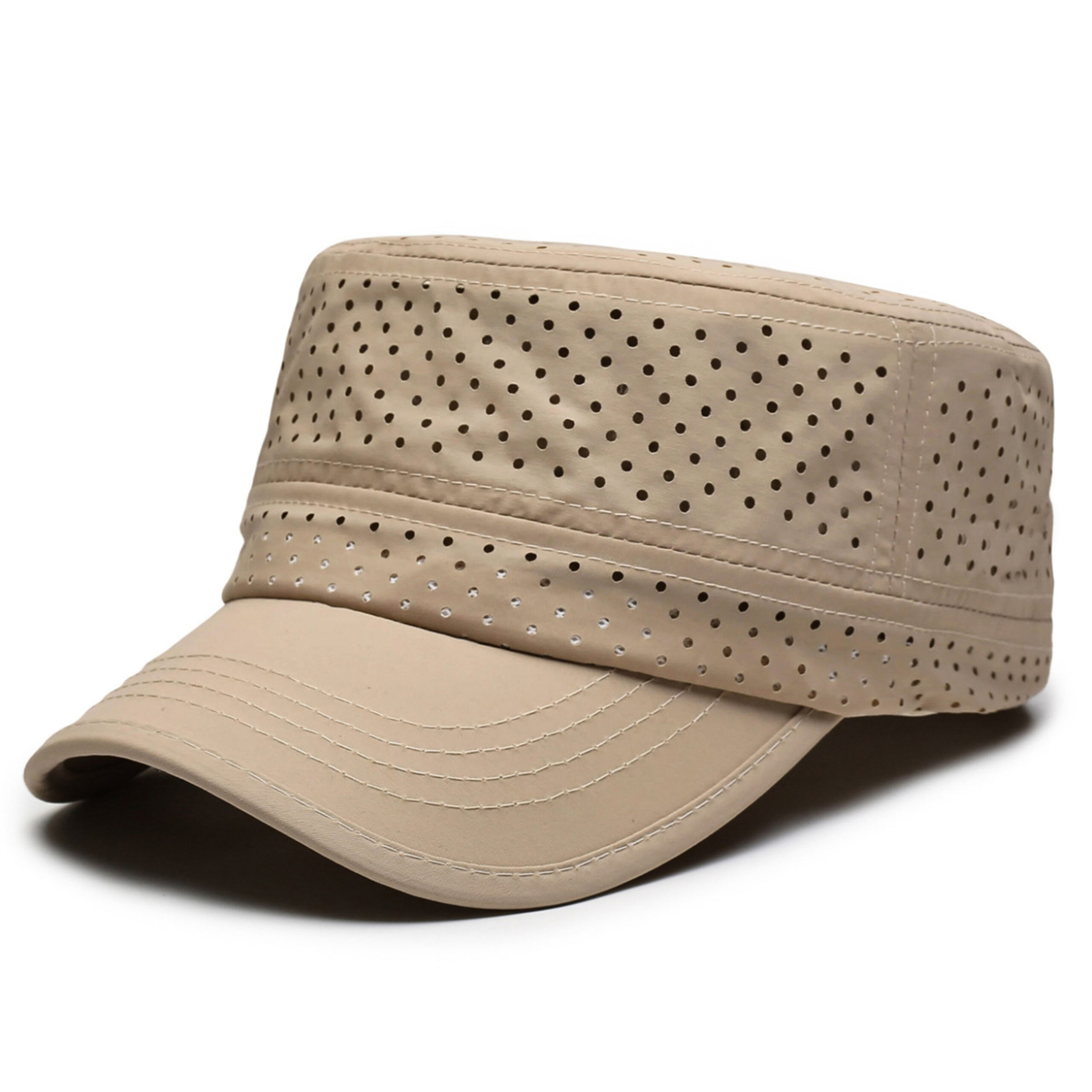Men's And Women's Solid-color Mesh Breathable Lightweight And Stylish Simple Style Bow-shaped Brimmed Flat-top Hat Suitable For Outdoor Hiking And Daily Outings