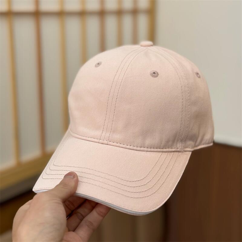 Korean-style Mens Hat, Japanese-style Minimalist Versatile Solid-color Baseball Cap