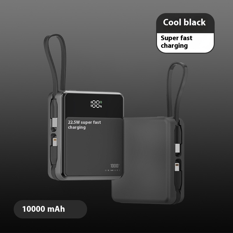 Super Fast Charge Power Bank With Cable