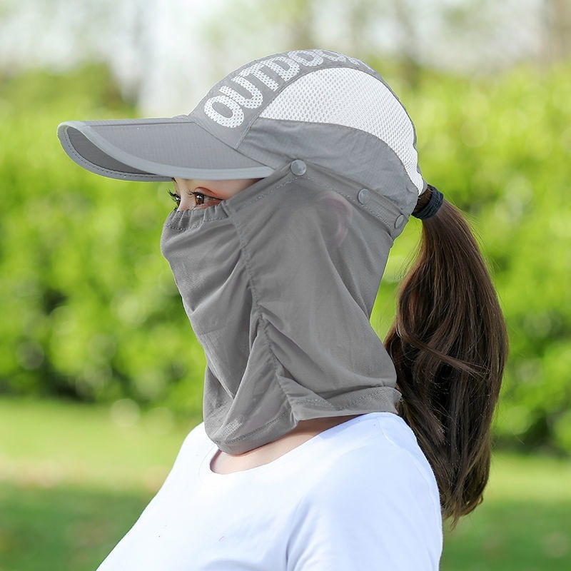 Womens Farming Sun-Protective Tea-Picking Hat